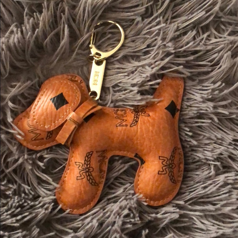 MCM Dog Key Chain- Authentic!
